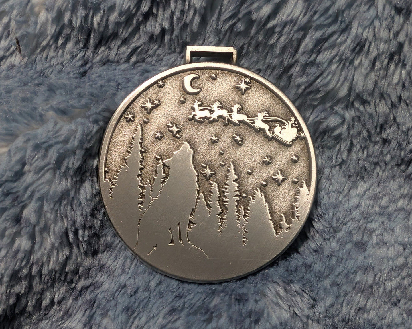 2024 Wolf Christmas Ornament