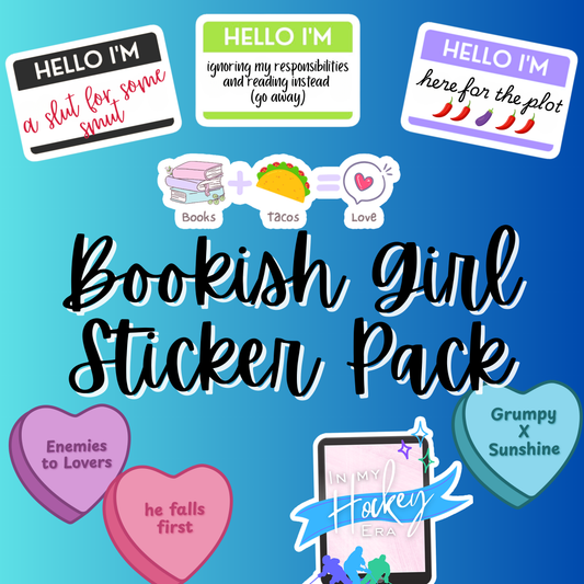 Bookish Girl Sticker Pack