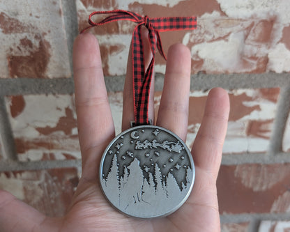 2024 Wolf Christmas Ornament